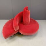 Tatlin Sofa in Velvet from Edra, 1990s