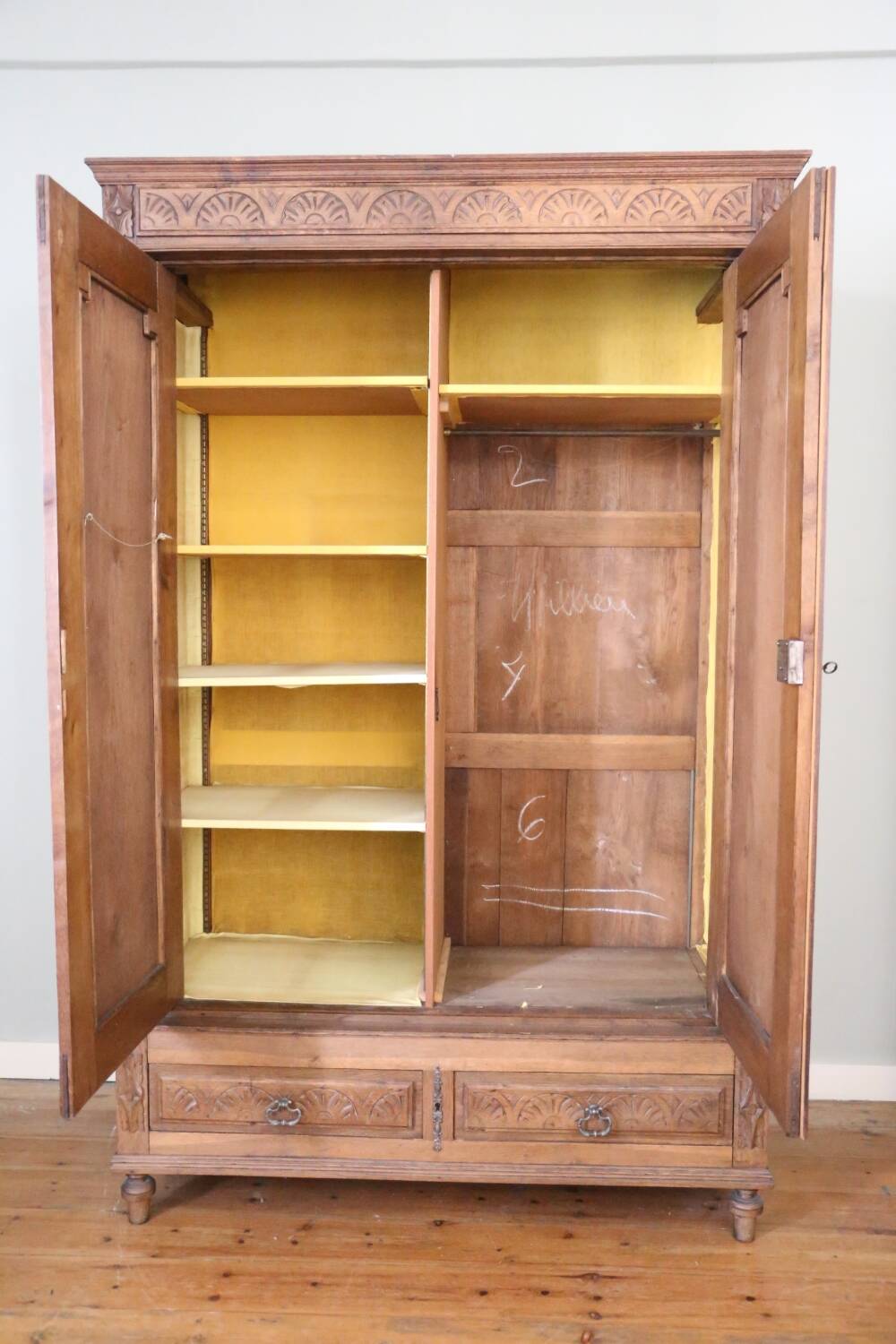 Large linen wardrobe