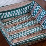 Large ceramic dish with polychrome decoration, Robert Picault, circa 1950