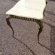 Petite Table basse Marbre et laiton