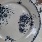 7 Tsarina dessert plates by Sarreguemines