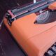 Underwood 18 Salmon Orange Typewriter