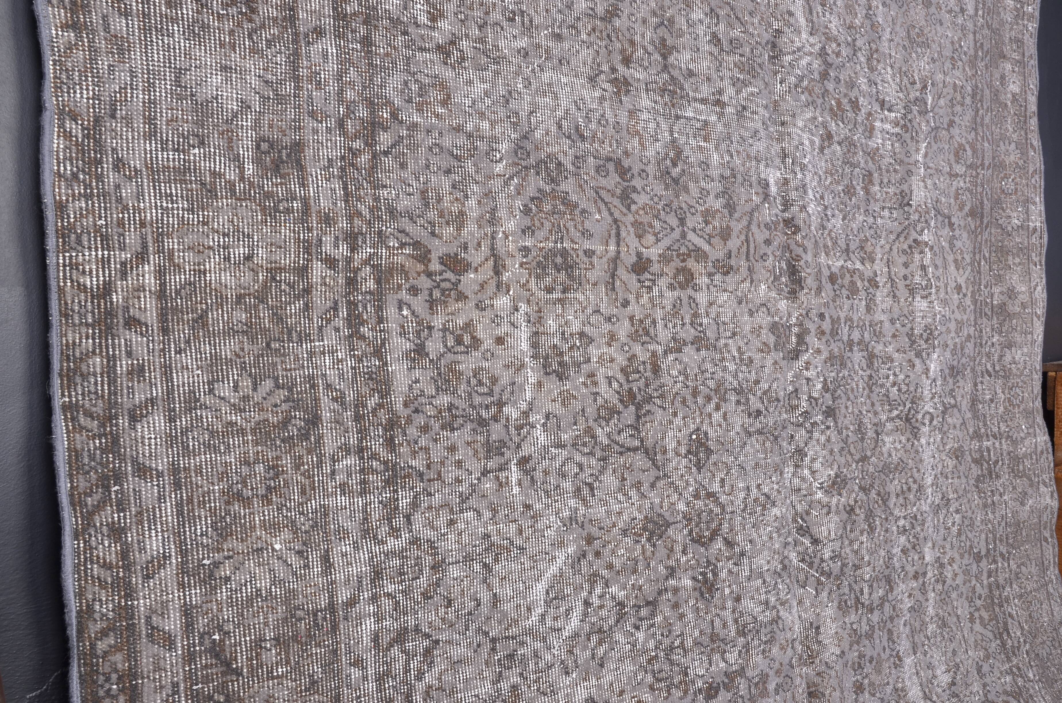 Gray Turkish Floral Carpet sku 1990