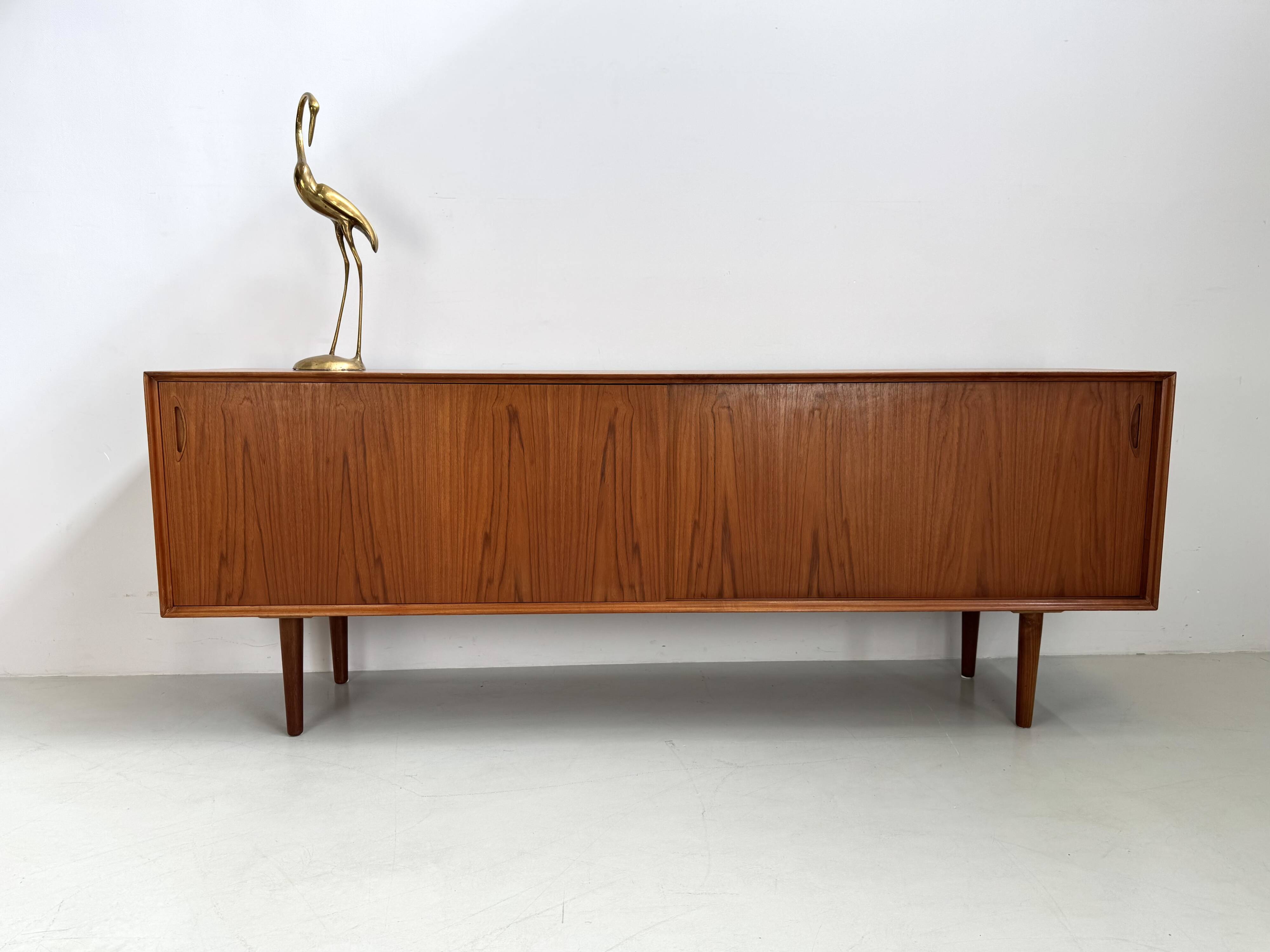 Rare and beautiful Danish sideboard by E. Pedersen & Son A-S Copenhagen.