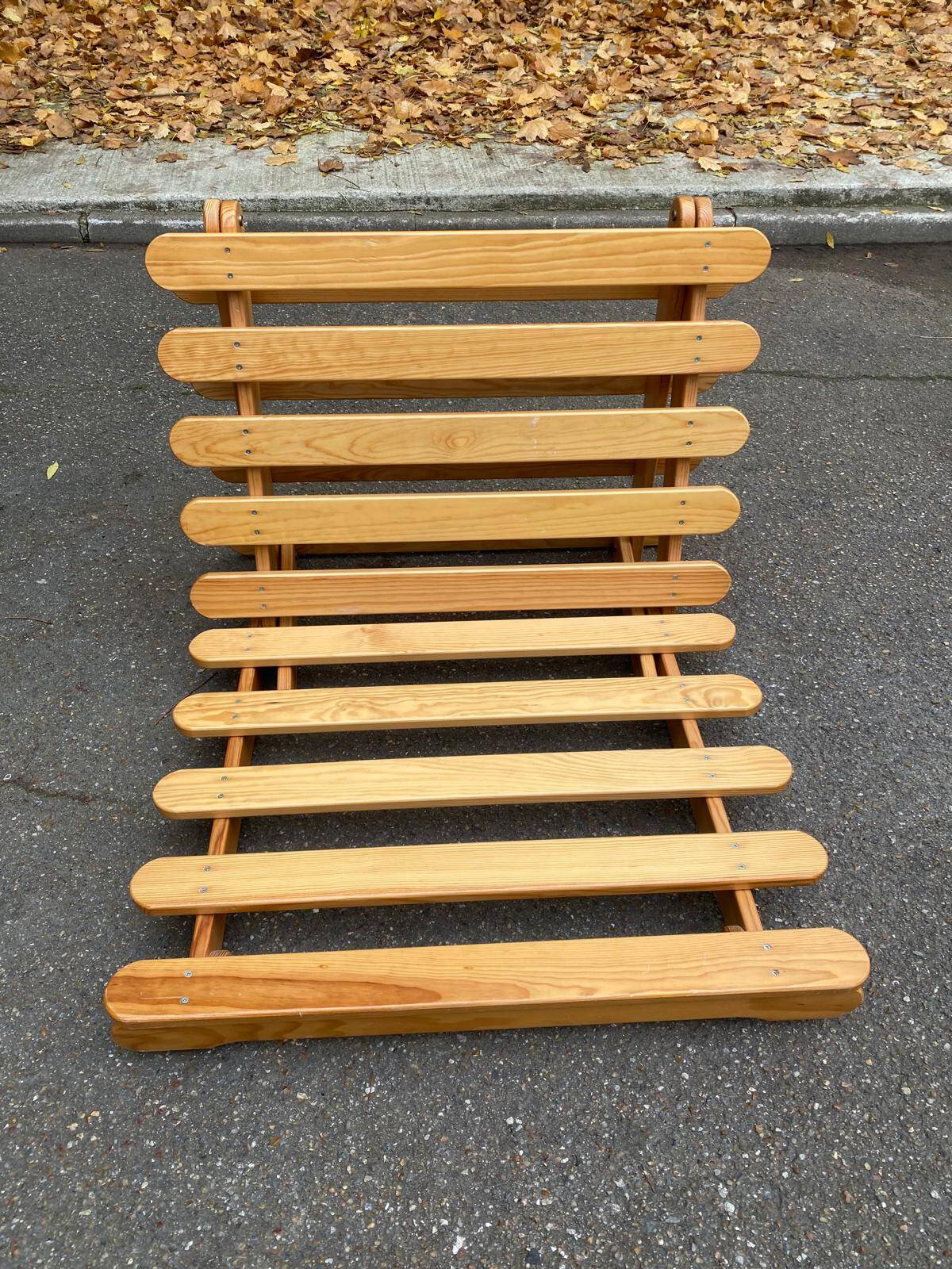 Canapé futon scandinave convertible lit une place 95x180cm