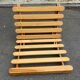 Scandinavian futon sofa convertible into a single bed 95x180cm