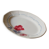 Plat Ovale Boulogne Digoin Sarreguemines Art Deco
