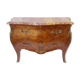 Dresser style Louis XV marble pink and bronze