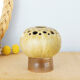 Vintage stoneware vase 70s