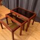 Nesting tables, Italy, 1970s, set of 3