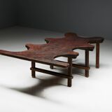Table Organique Rustique De Forme Libre, France, Fin 19ème Siècle
