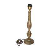 Lamp foot in onyx and laiton