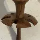 Vintage wooden egg cups – 6 pieces – 1950s