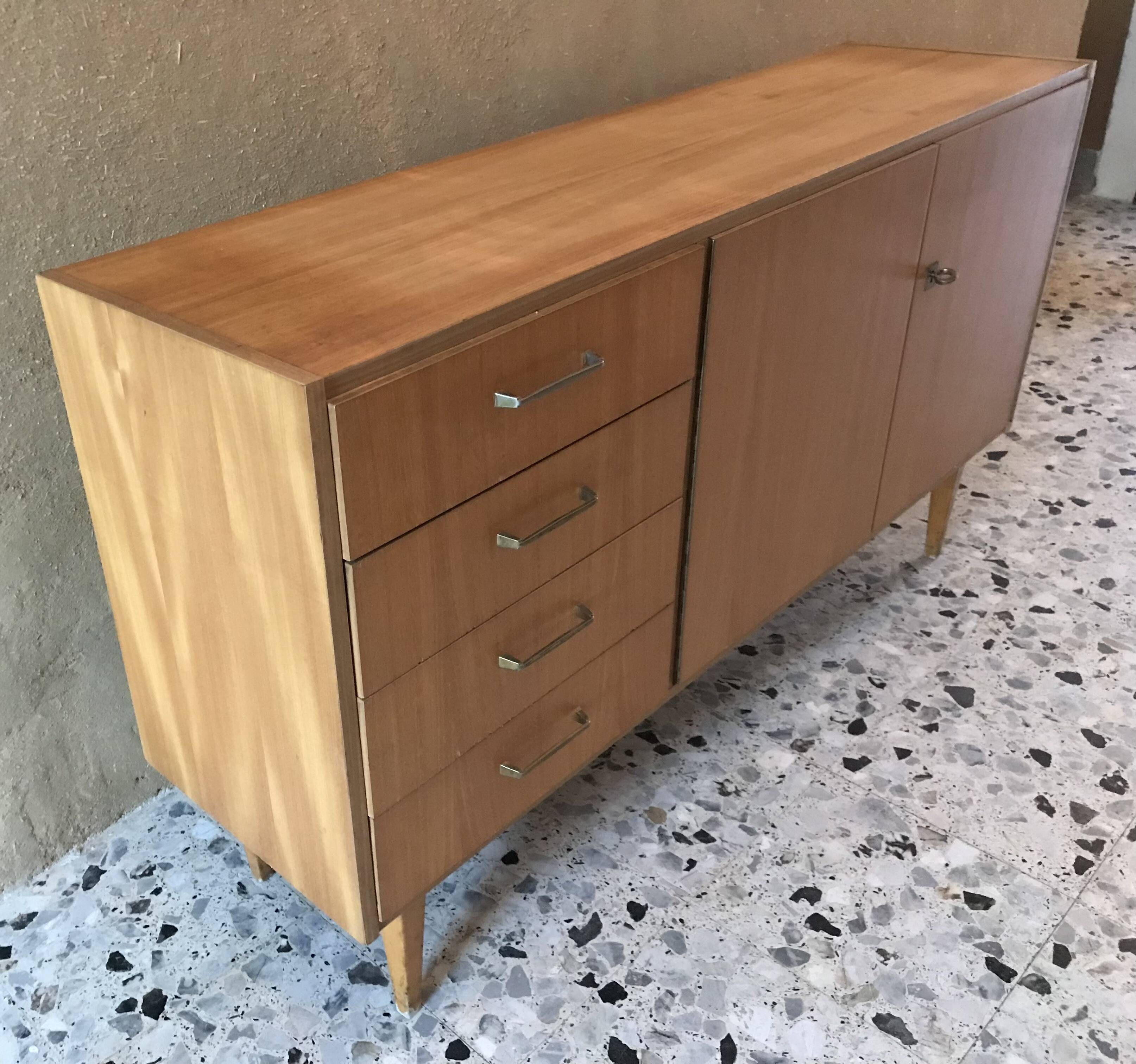 Vintage sideboard in light wood