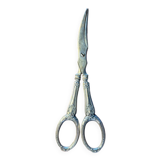 Pair of Antique Silver Grape Scissors