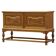 1960s vintage low sideboard / credenza cabinet in oak, Danish Baroque style