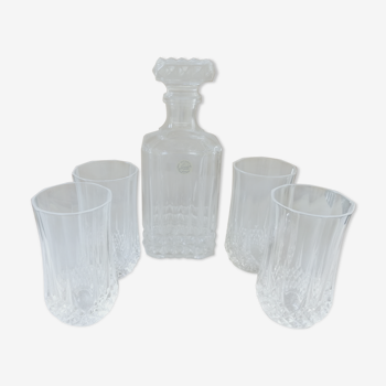 Vintage Arques crystal whisky service