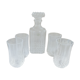 Vintage Arques crystal whisky service