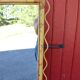 Rattan psyche mirror