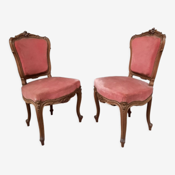 Pair of Louis XV style chairs