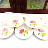 8 hollow plates old caps