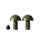Lampe champignon vert kaki