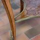 Round side table in rosewood marquetry