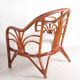 Pair of rattan armchairs