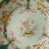 Sarreguemines earthenware plate, Minton decor, model n° 248 8