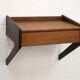 Floating nightstand  in teak wood by Sigfred Omann for Olholm Mobelfabrik
