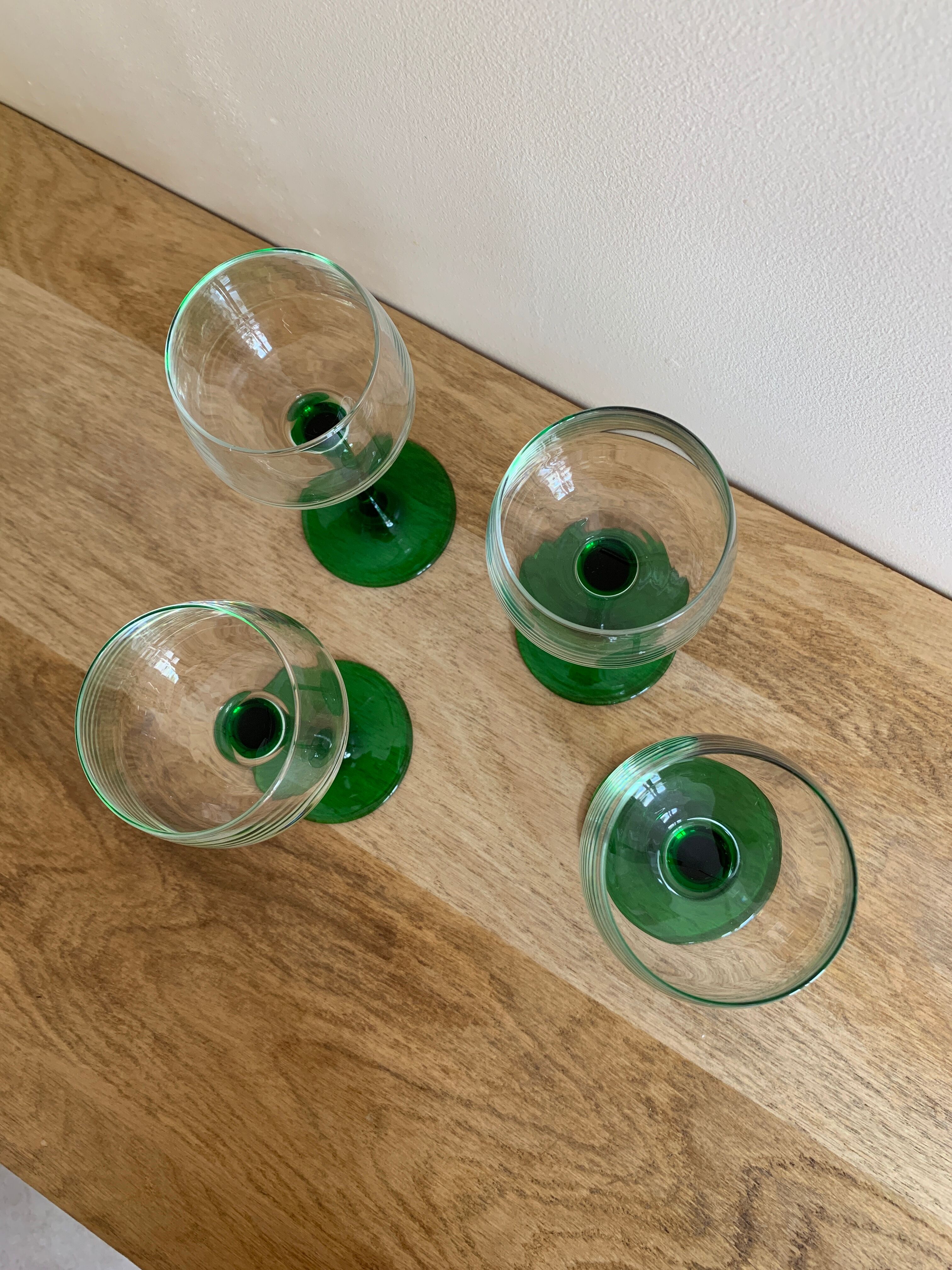 Verres à vin d'Alsace