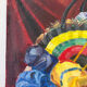 The wool basket, still life signed by Camille Mouret.