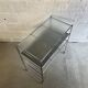 Modular shelf, tray in stainless steel and glass by Niels Gammelgaard for IKEA