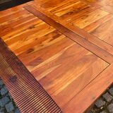 Extendable dining table in solid acacia 190cm