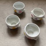 Set of 4 Tuileries porcelain ear bowls, limited edition