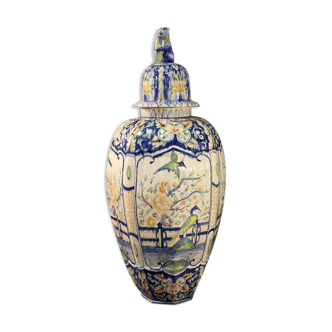 Italian painted ceramic vase