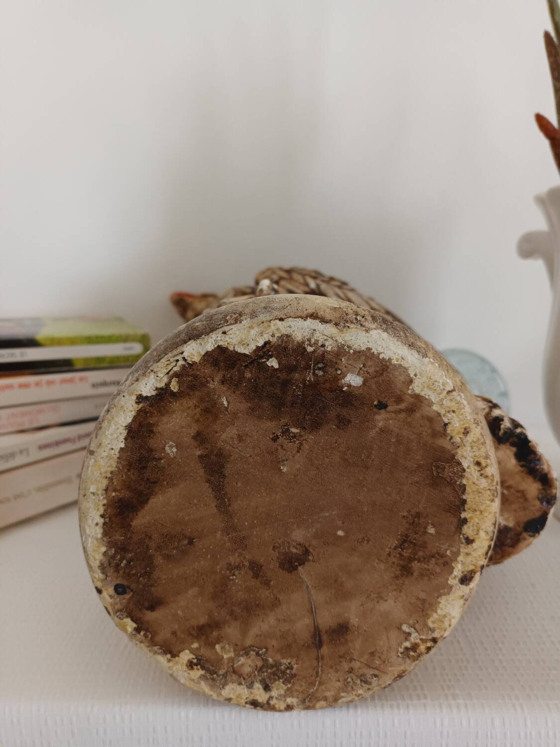 Vintage plaster eagle statue