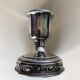 Silver metal candlestick