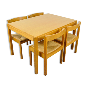 4 chaises & table par