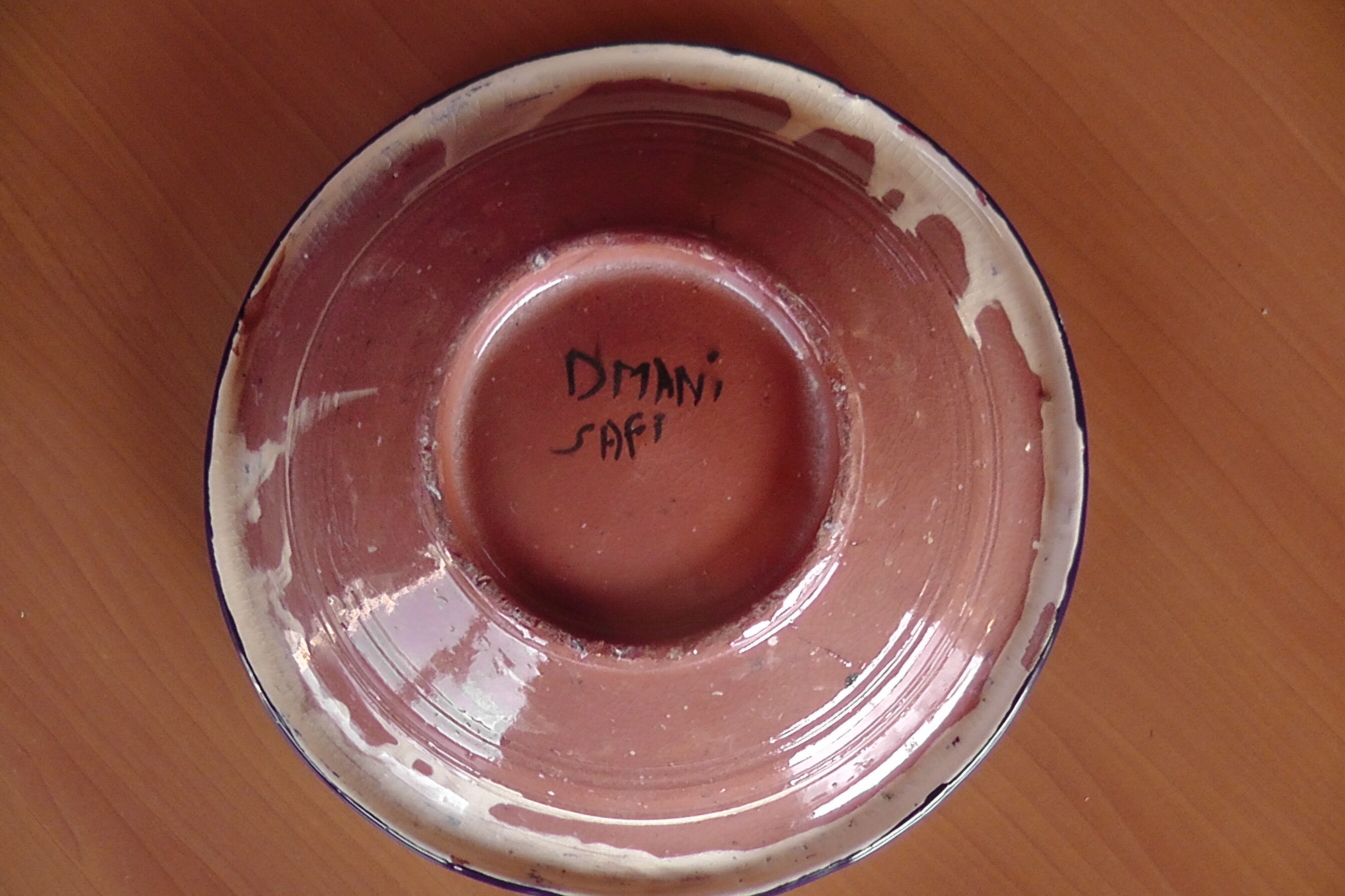 Moroccan tagine blue safi