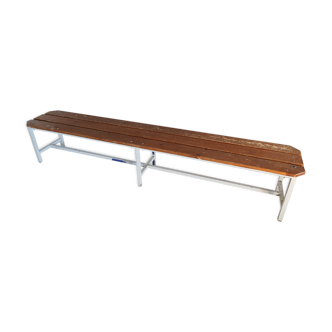 Vintage cloakroom bench