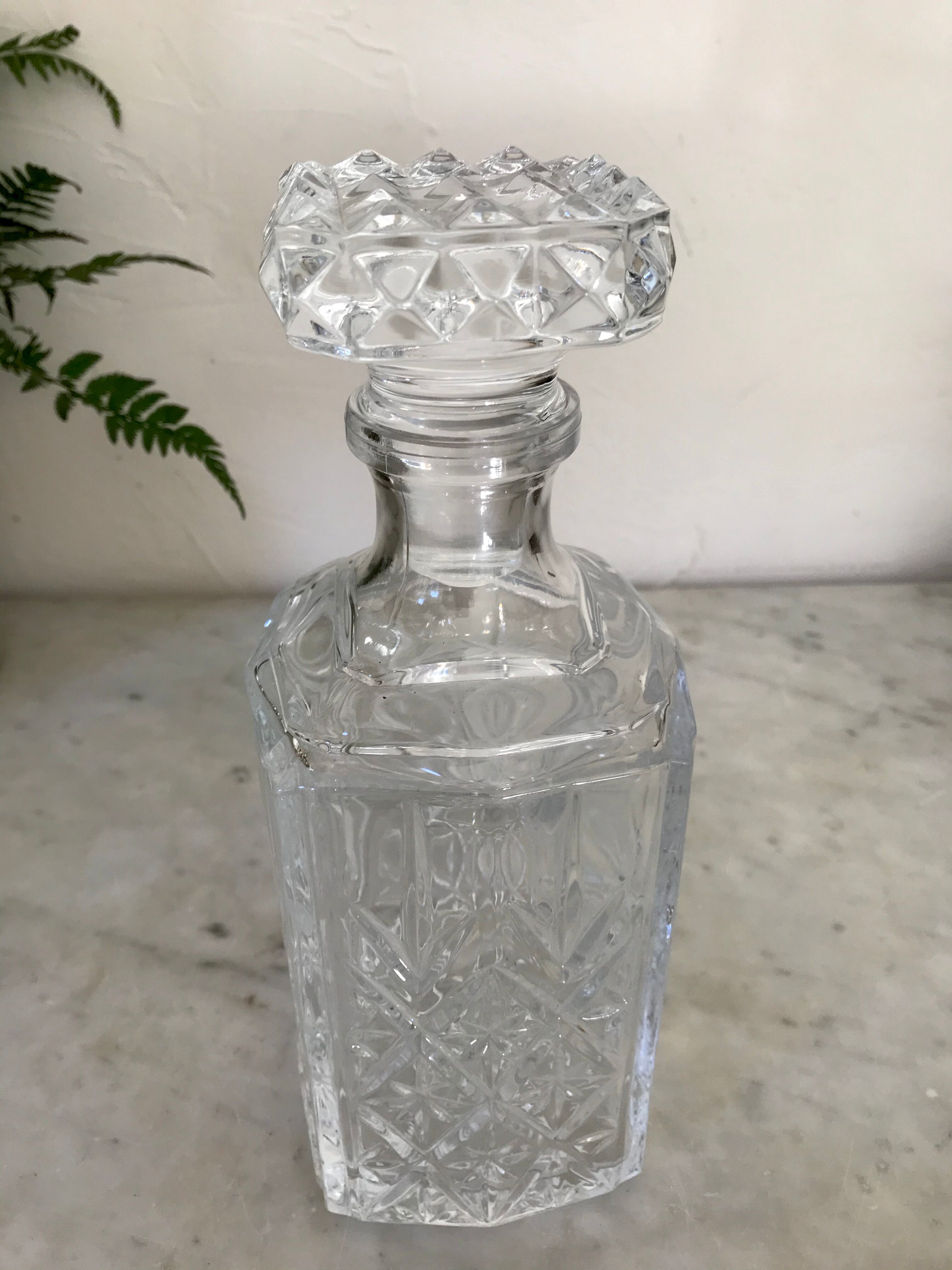 Crystal whisky carafe