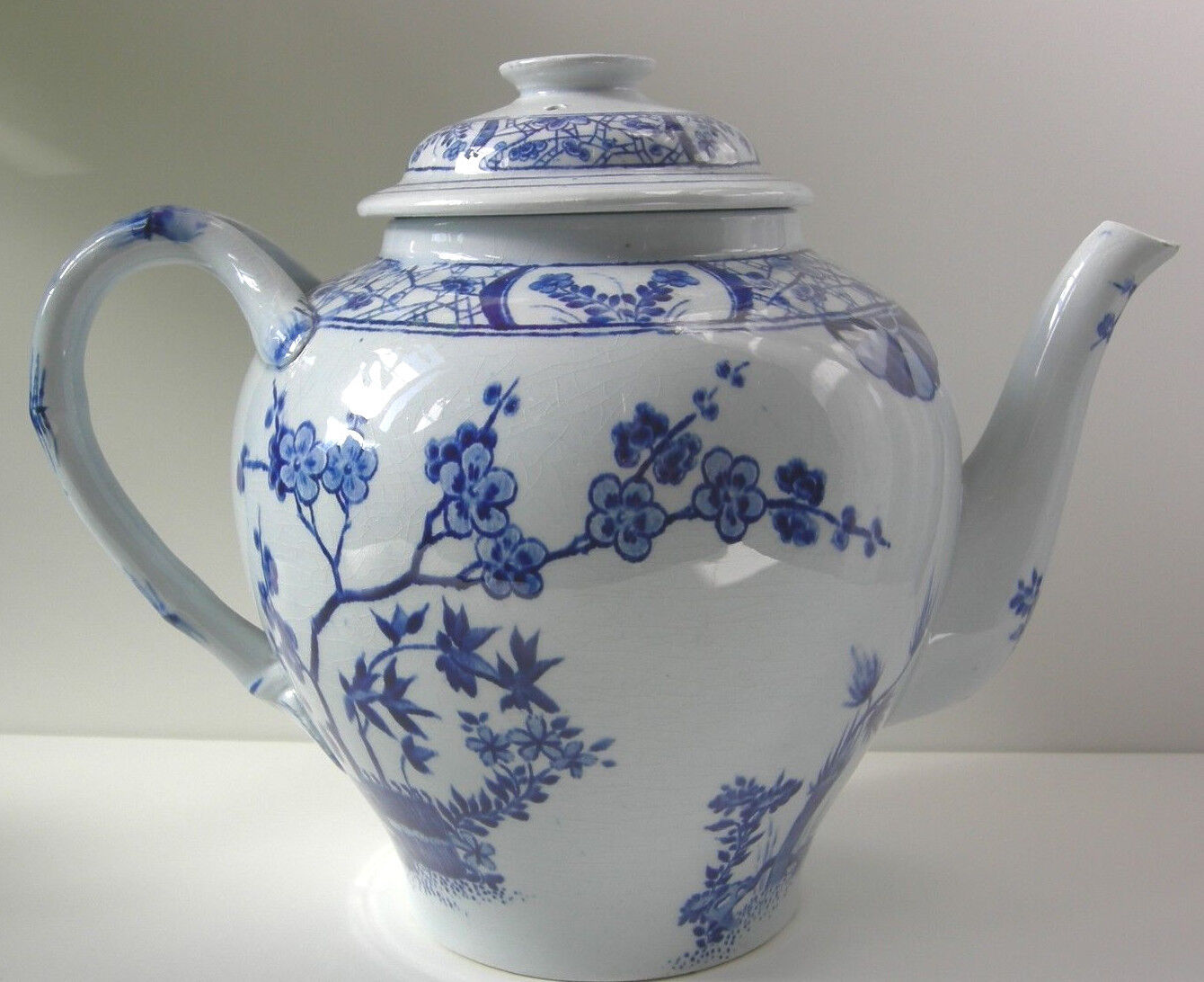 Rare teapot art nouveau 1880 creil montereau model japan
