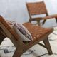 Deux fauteuils marocain en cuir