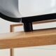 Chaises italiennes minimalistes en bois courbé des années 70, frêne et ébène