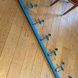 Wall-mounted coat rack with 7 hooks, length 191 cm