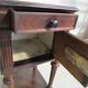 Rosewood bedside table in Louis XVI style