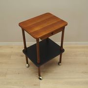 Walnut table, Italian design, 1960s, manufacture: Italy