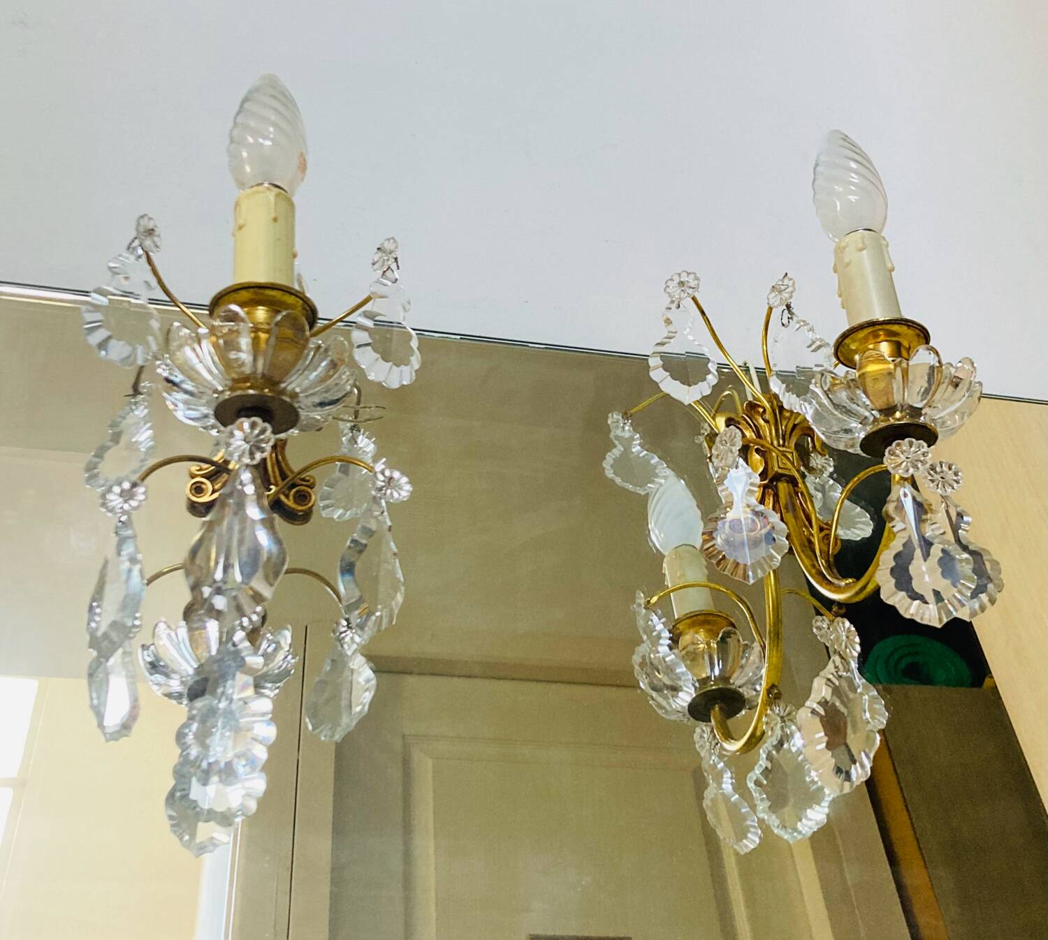 Bronze appliques + pendants from the 19th century marked FRANCE LH