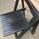 4 chaises pliantes de salle à manger vintage 1960